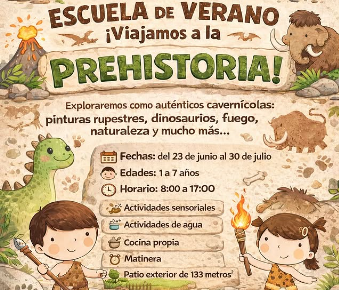 Cuando termina el curso escolar, comienza una de las aventuras más esperadas por los niños: la Escuela de Verano. Este año, en Mi Pequeño Mundo, nos embarcaremos en un emocionante viaje en el tiempo para descubrir cómo vivían nuestros antepasados.